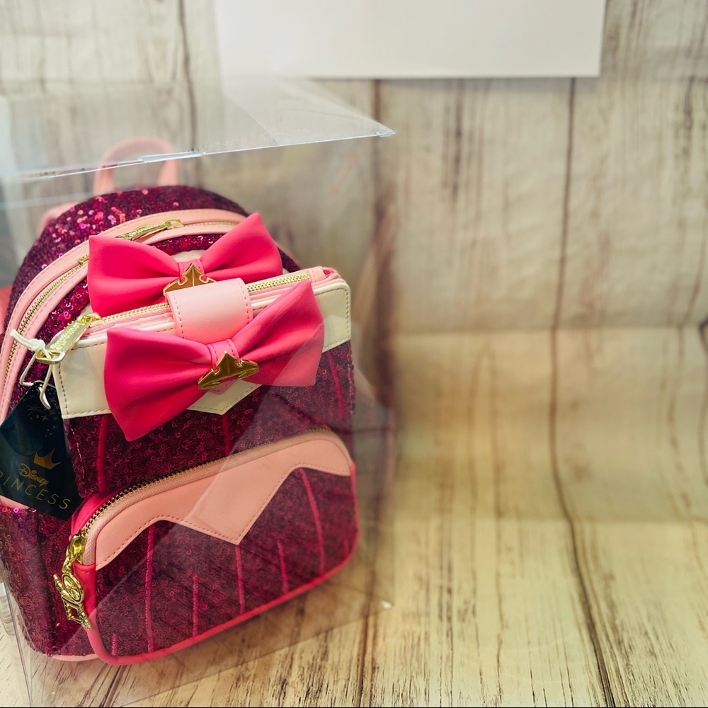 Aurora sequin backpack with wallet loungefly
